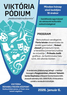 Viktória Pódium az újévben is - január 6-án lesz az első kultúrmix